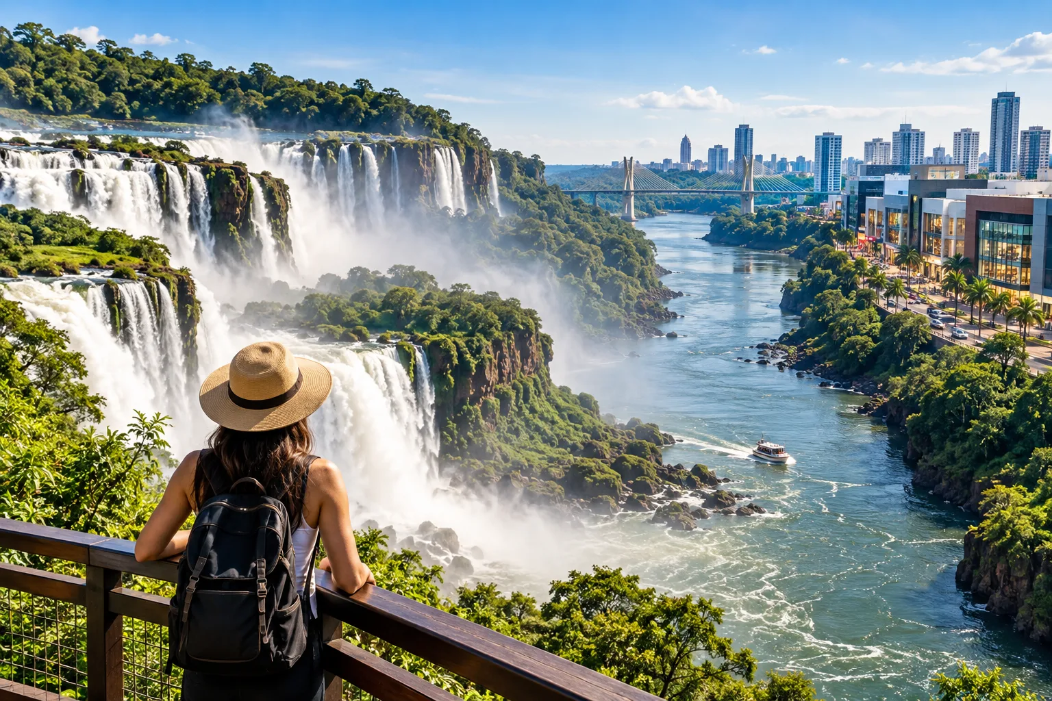 Roteiro de viagem combinando Cataratas do Iguaçu e Paraguai